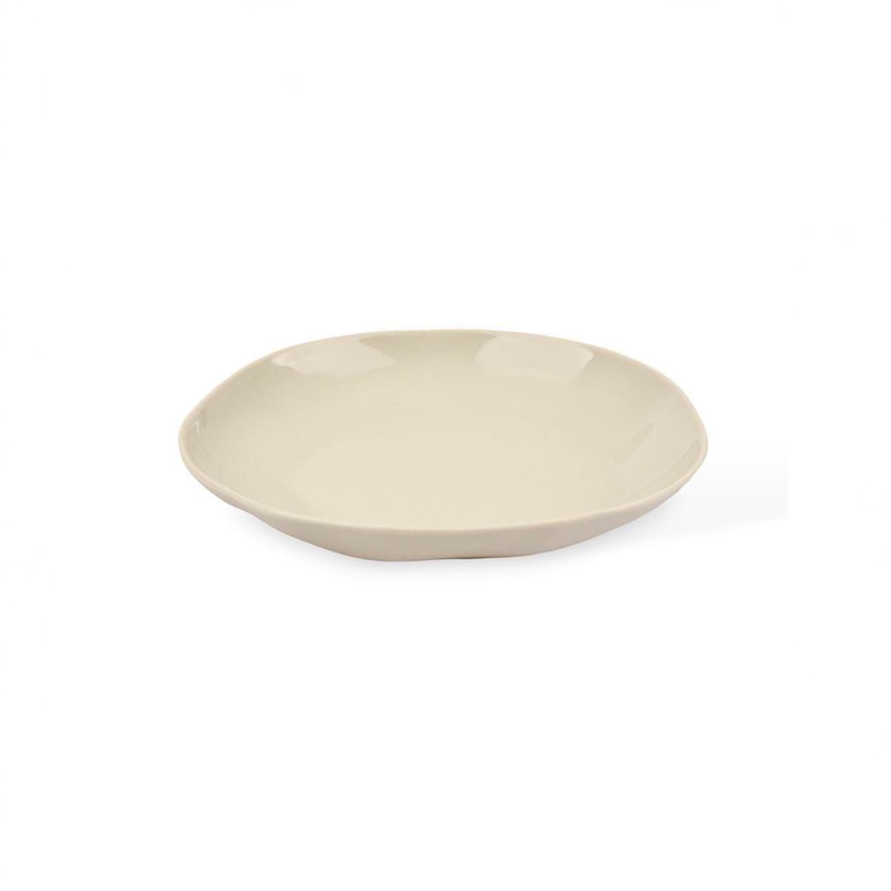 Organic Stoneware Sage Green Dessert Plate - 16 cm
