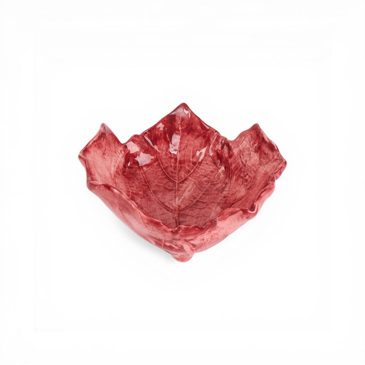 קערית עלה 13 ס"מ - לבן