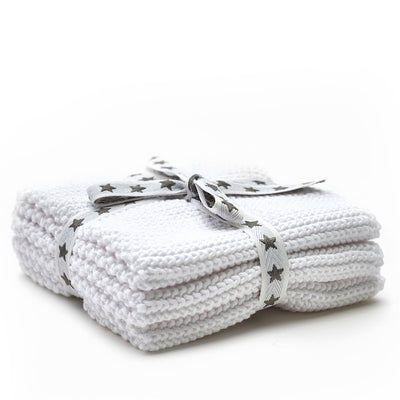 Grey Hand Towels, Set of 3