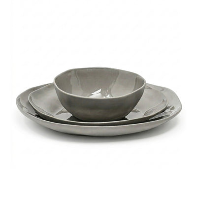 Organic Stoneware Dinnerware, Place Setting