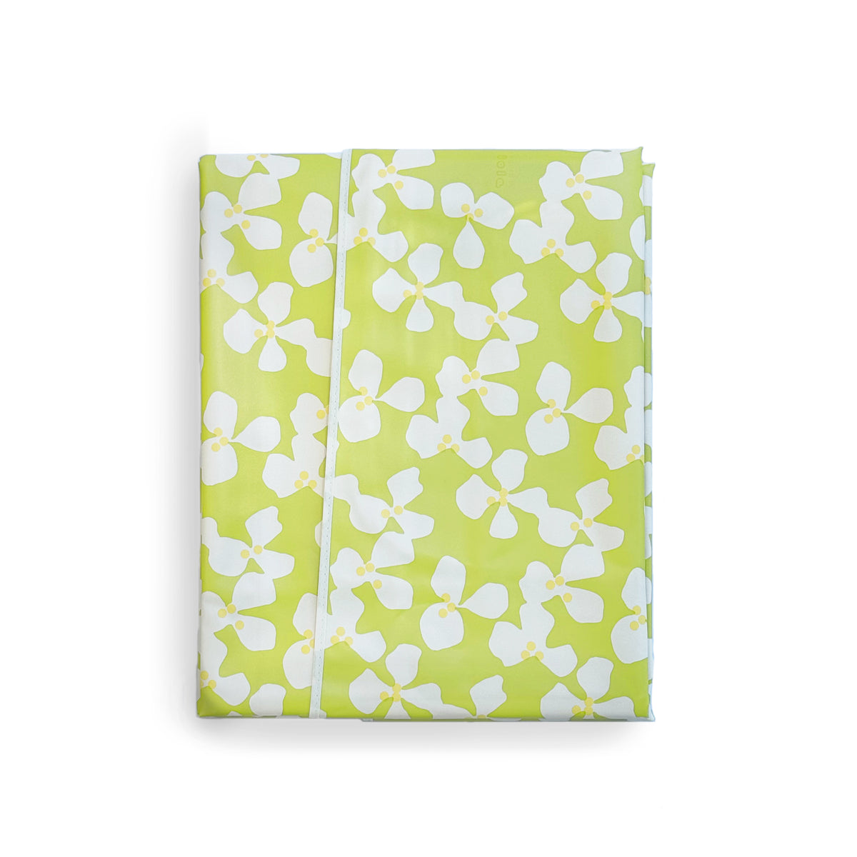 Green Poppy Flower Waterproof Vinyl Tablecloth
