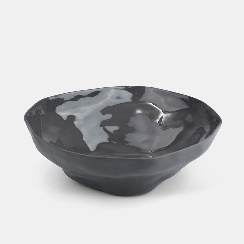 Organic Stoneware Gray Bowl Medium