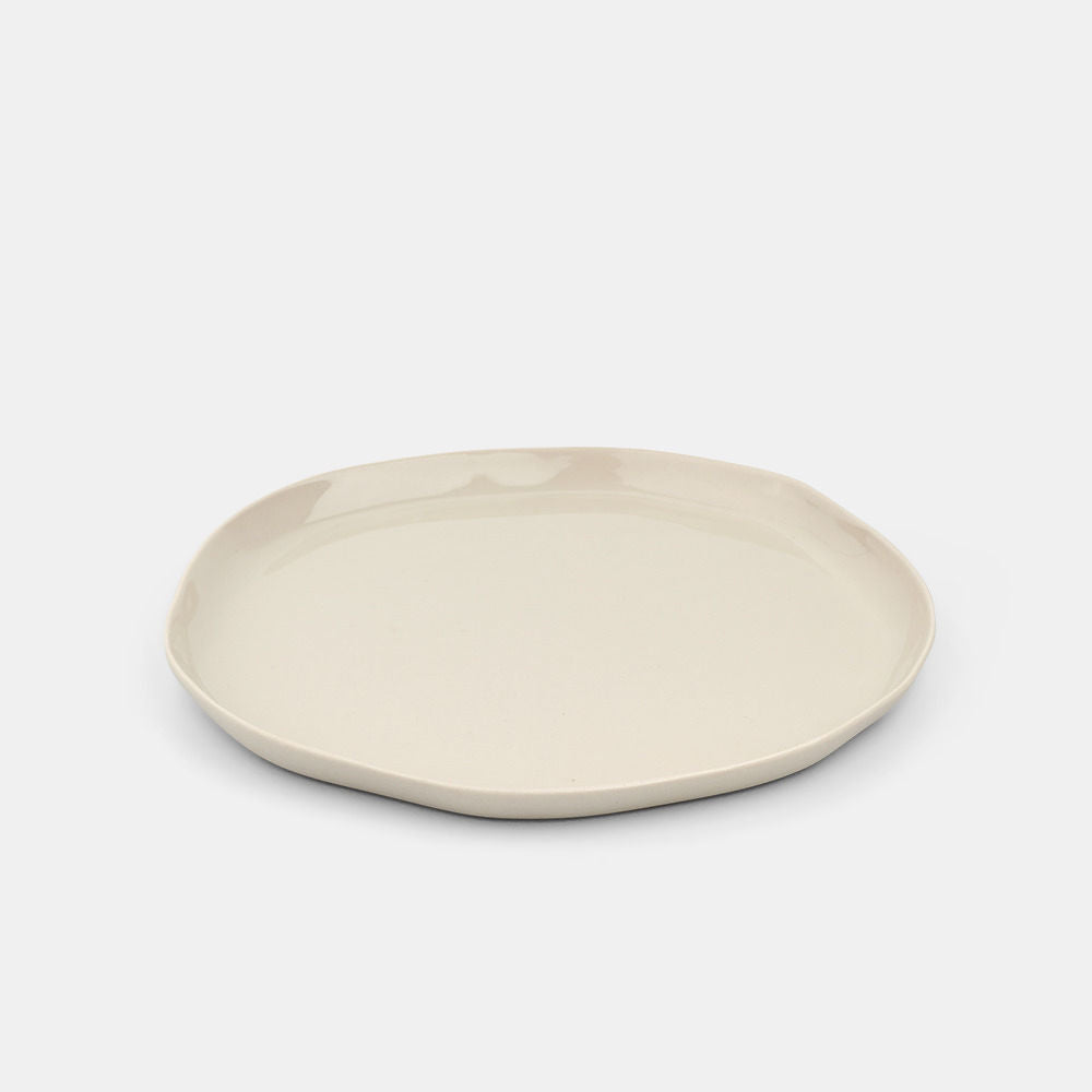 Organic Stoneware Grey First Course/Dessert Plate