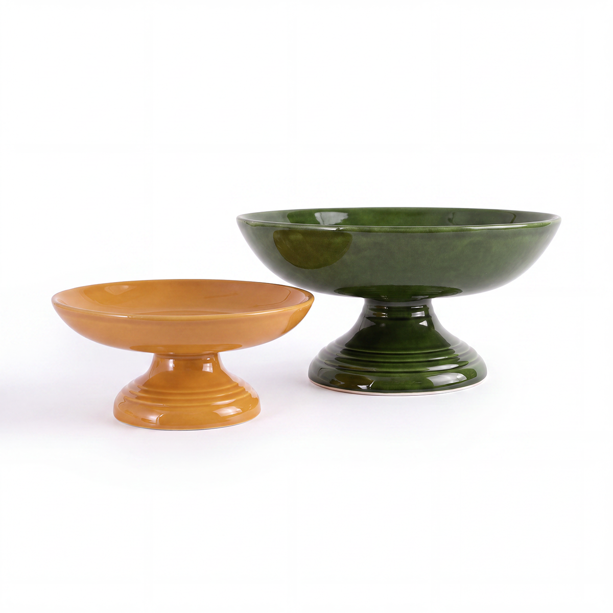Footed Bowl on a Leg Large | Red