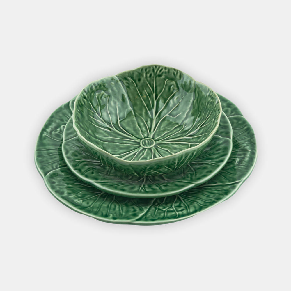 Verde Cabbage First Course Plate Green