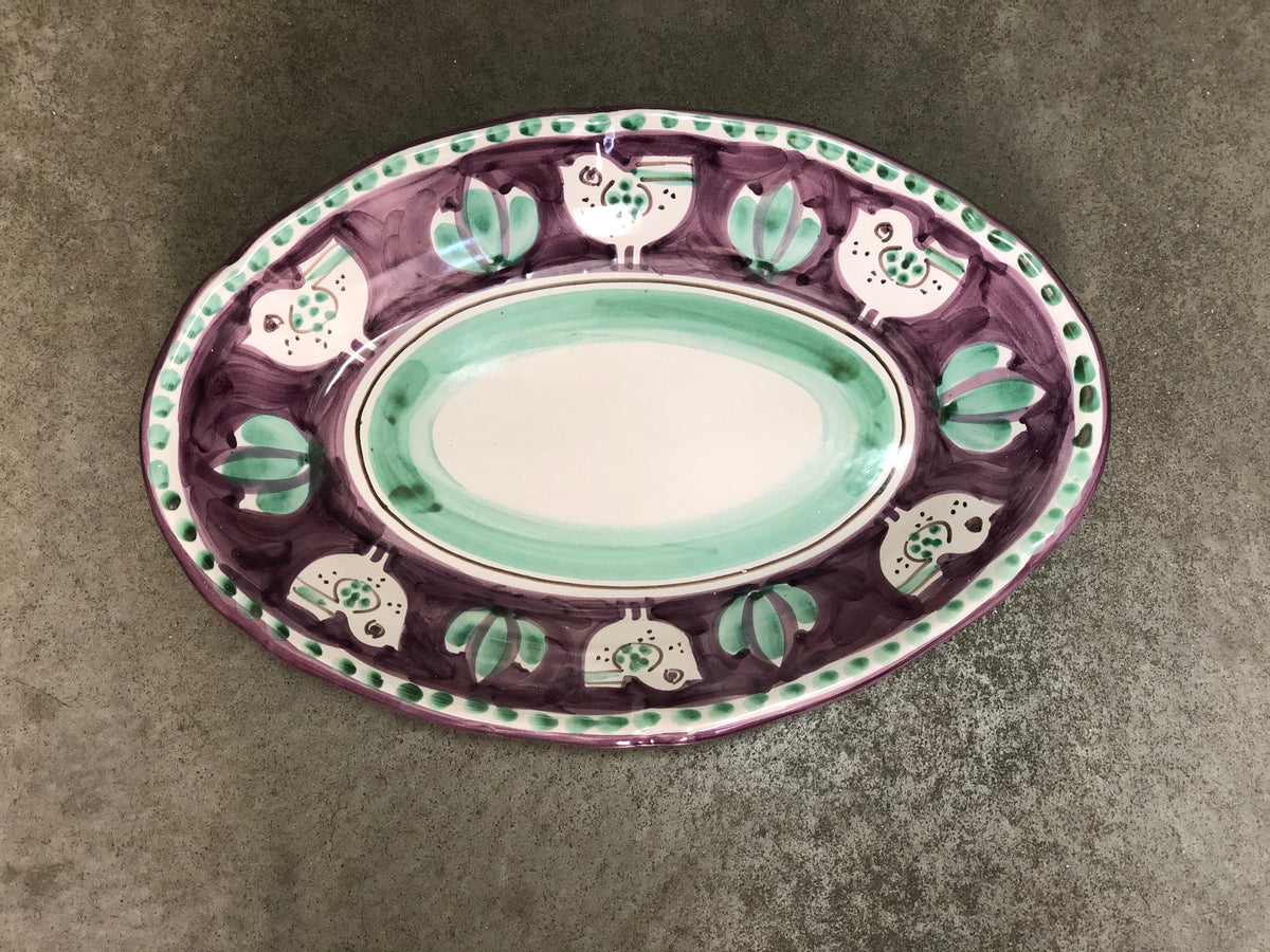 Campagna Colorful Oval Platter Medium