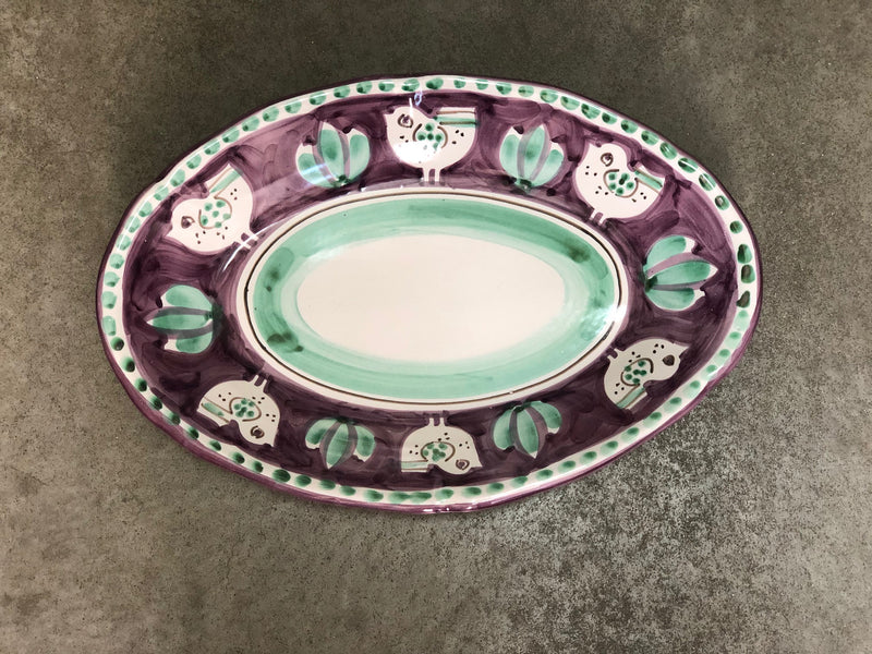 Campagna Colorful Oval Platter Medium