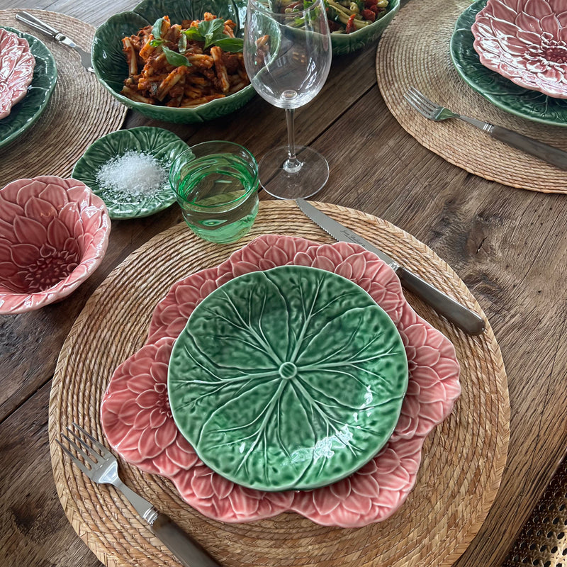 Verde Cabbage First Course Plate Green