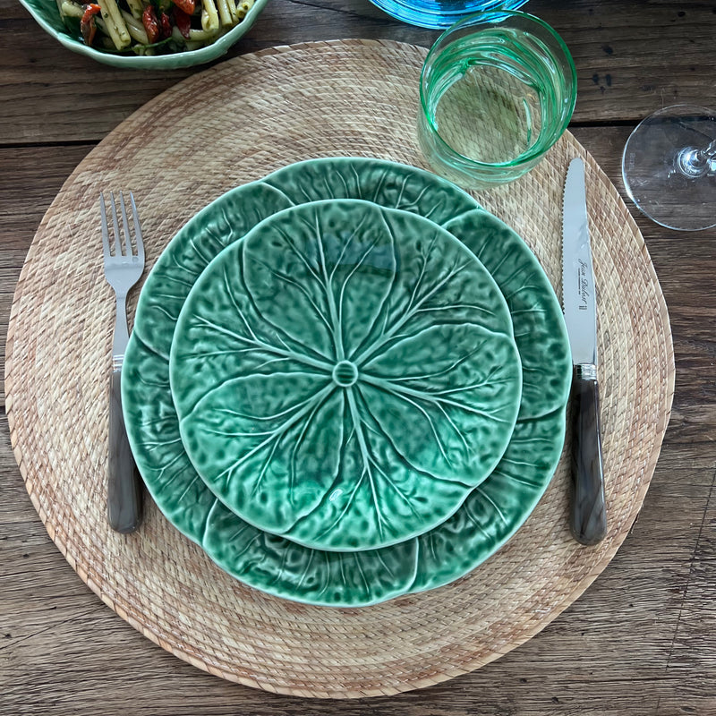 Verde Cabbage First Course Plate Green