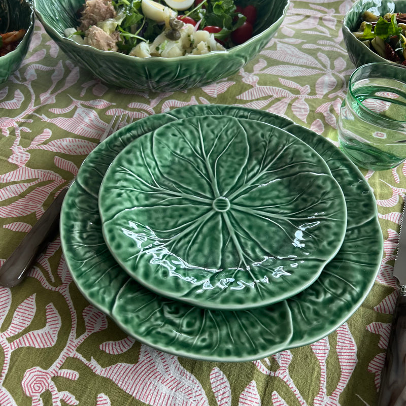 Verde Cabbage First Course Plate Green