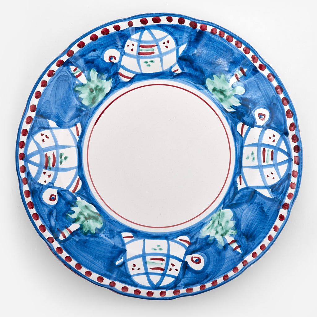 Campagna Colorful Dinner Plate – Blue Bandana