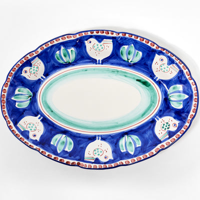 Campagna Colorful Oval Platter Large