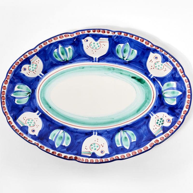 Campagna Colorful Oval Platter Large