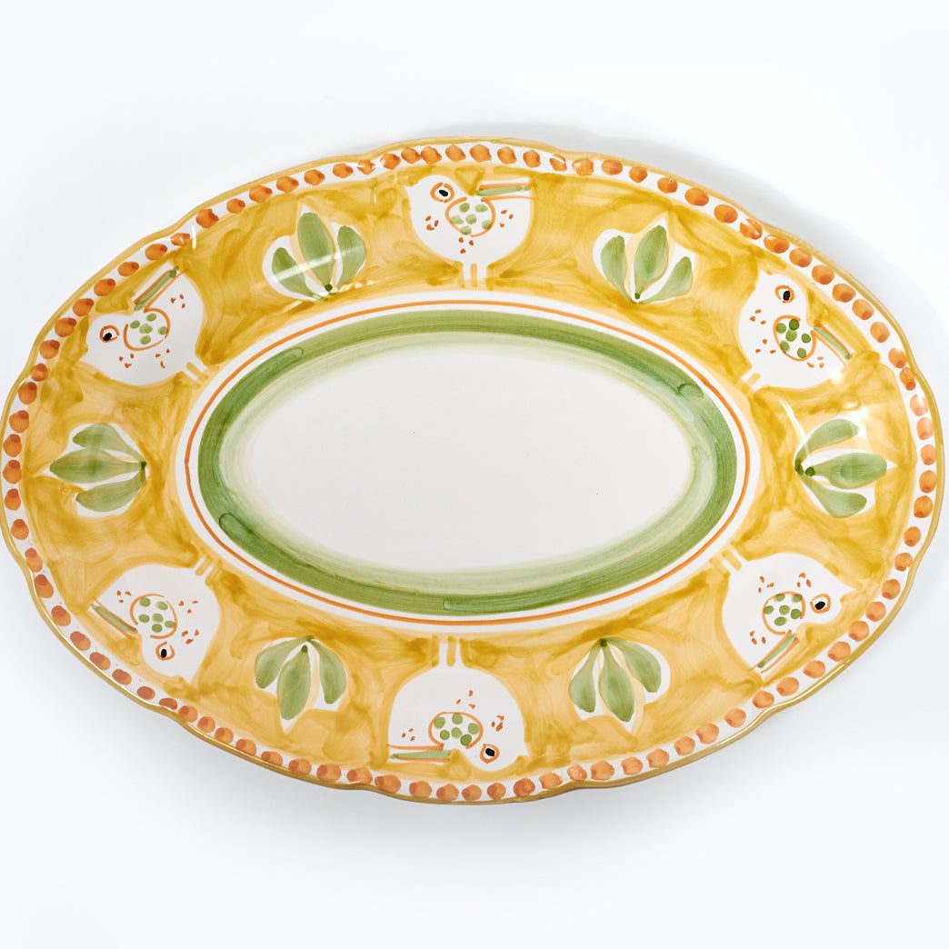 Campagna Colorful Oval Platter Large