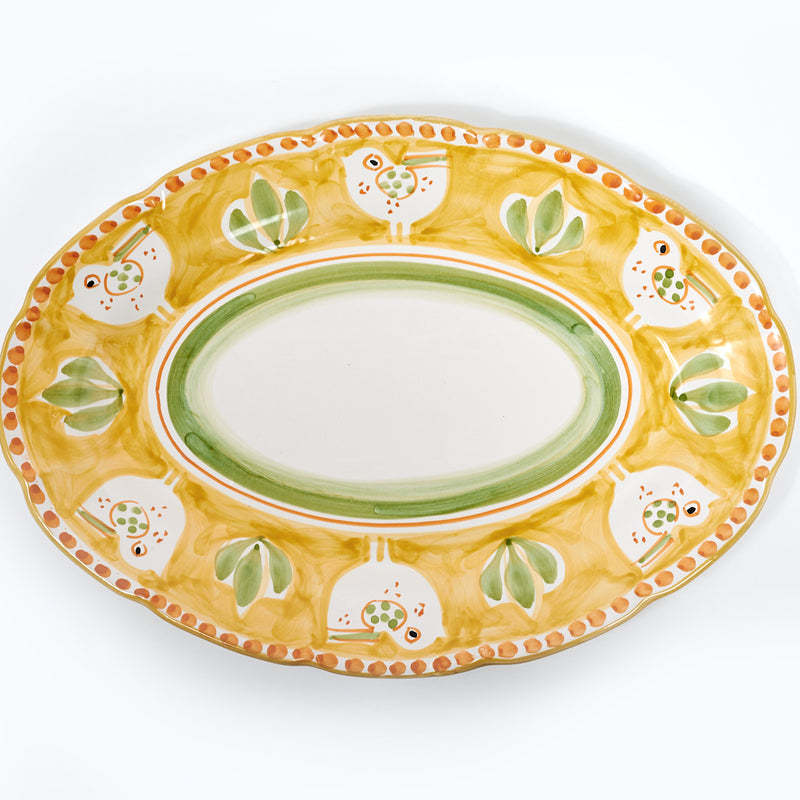 Campagna Colorful Oval Platter Large