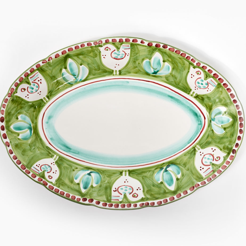 Campagna Colorful Oval Platter Large