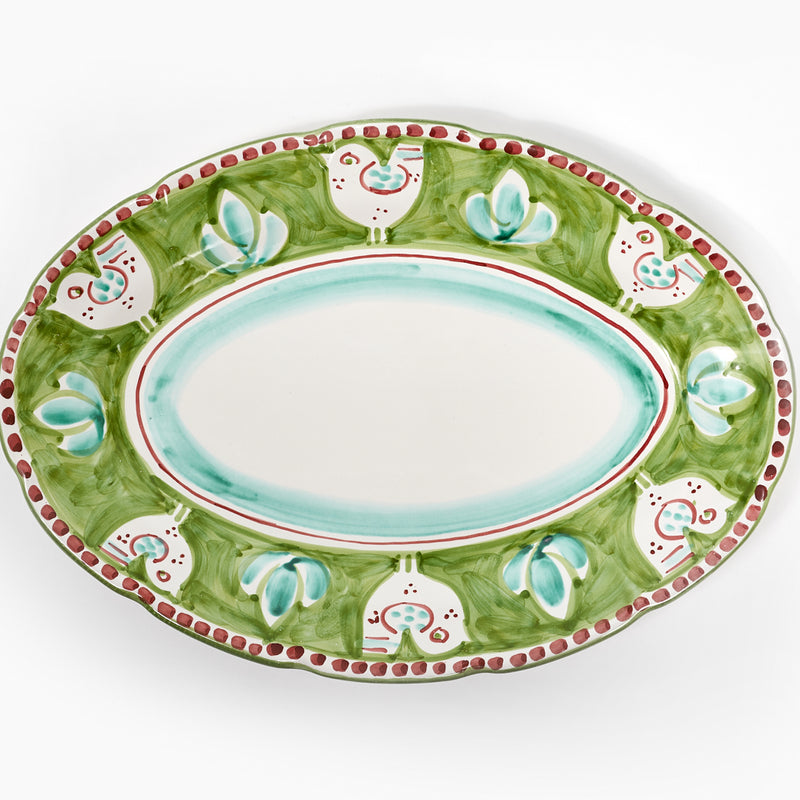 Campagna Colorful Oval Platter Large