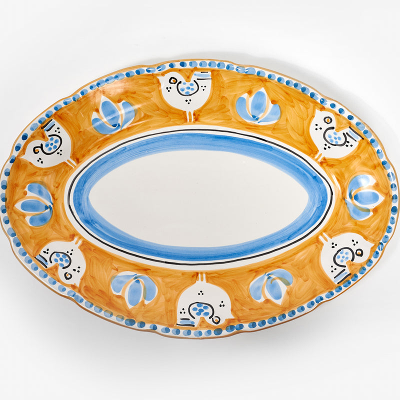 Campagna Colorful Oval Platter Large