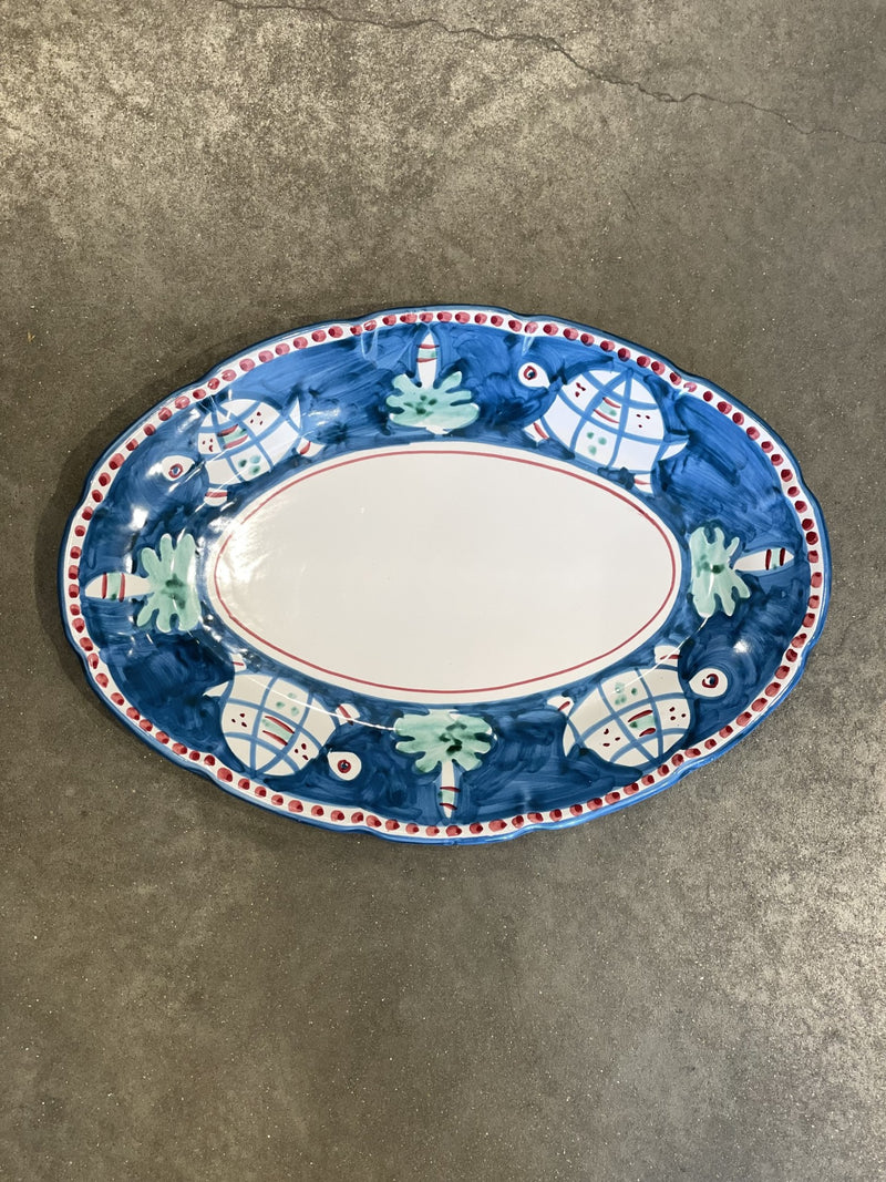 Campagna Colorful Oval Platter Large