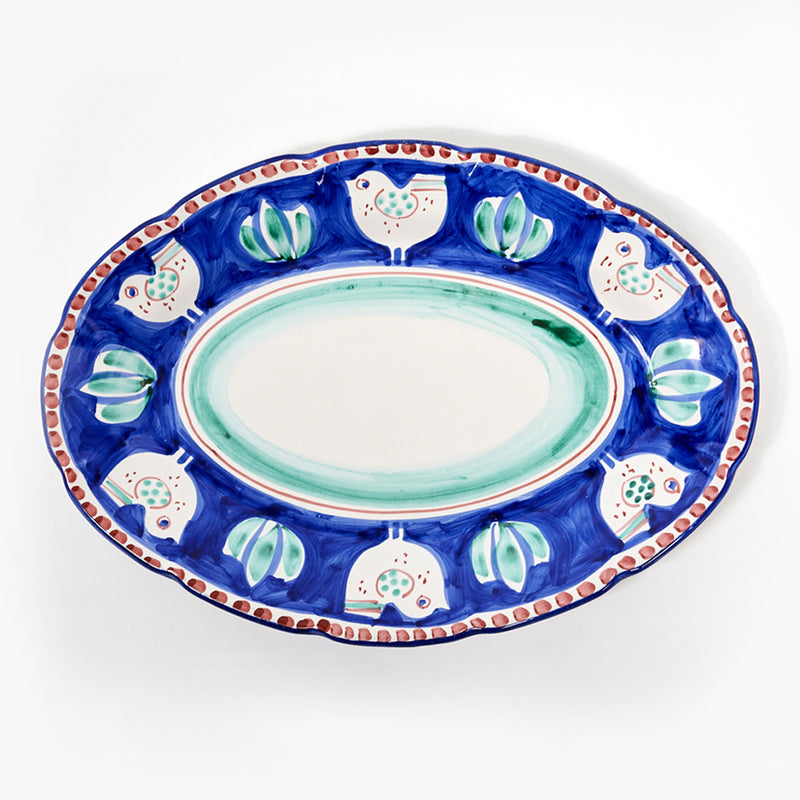 Campagna Colorful Oval Platter Medium