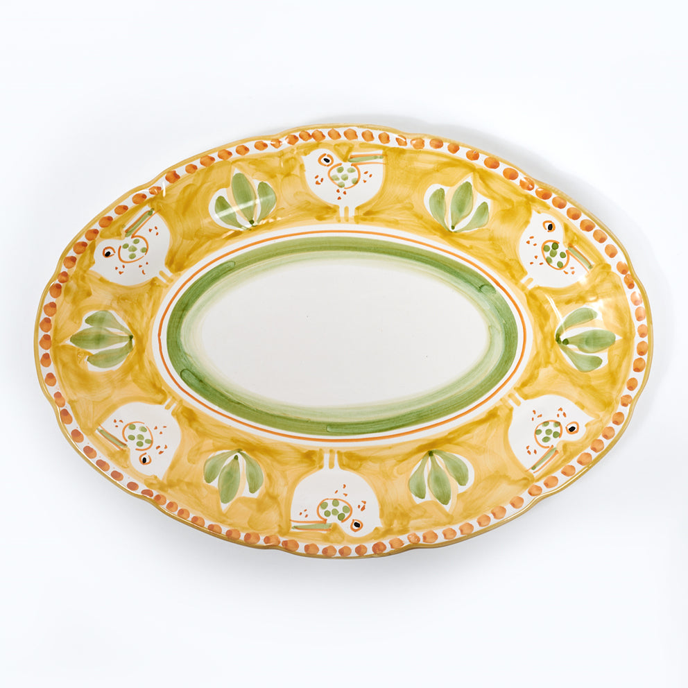 Campagna Colorful Oval Platter Medium