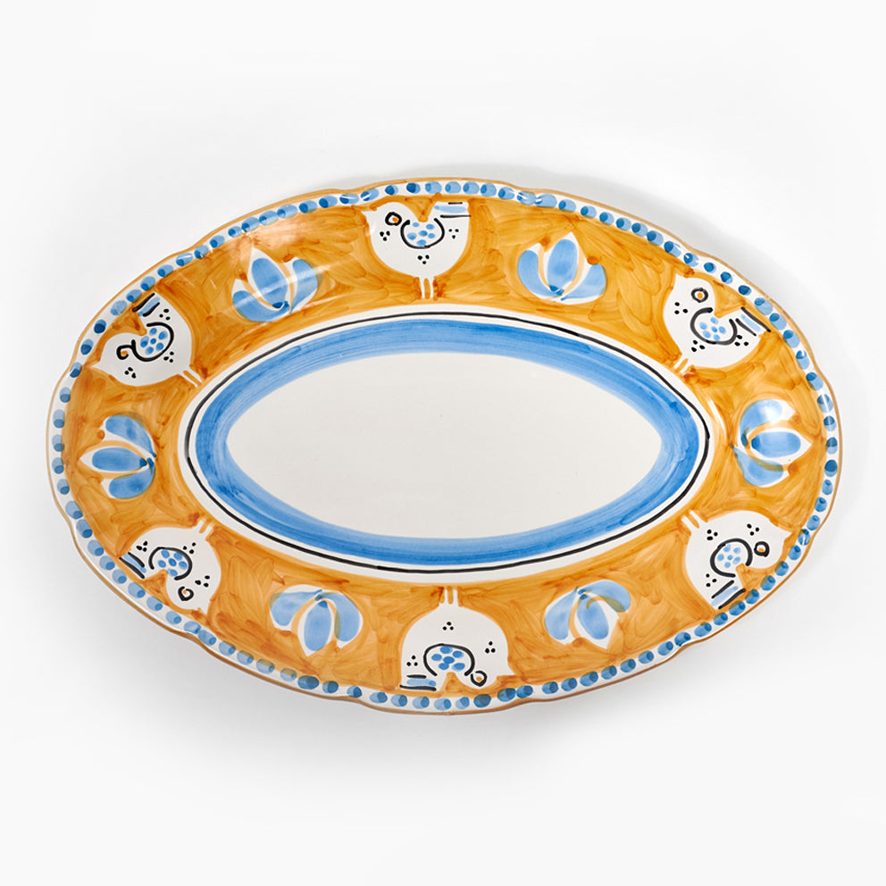 Campagna Colorful Oval Platter Medium