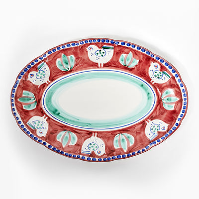 Campagna Colorful Oval Platter Medium