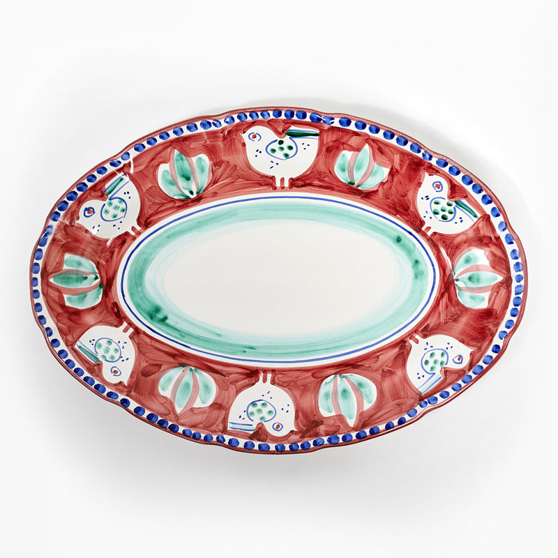 Campagna Colorful Oval Platter Medium