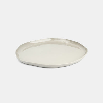 Organic Stoneware Off White First Course/Dessert Plate